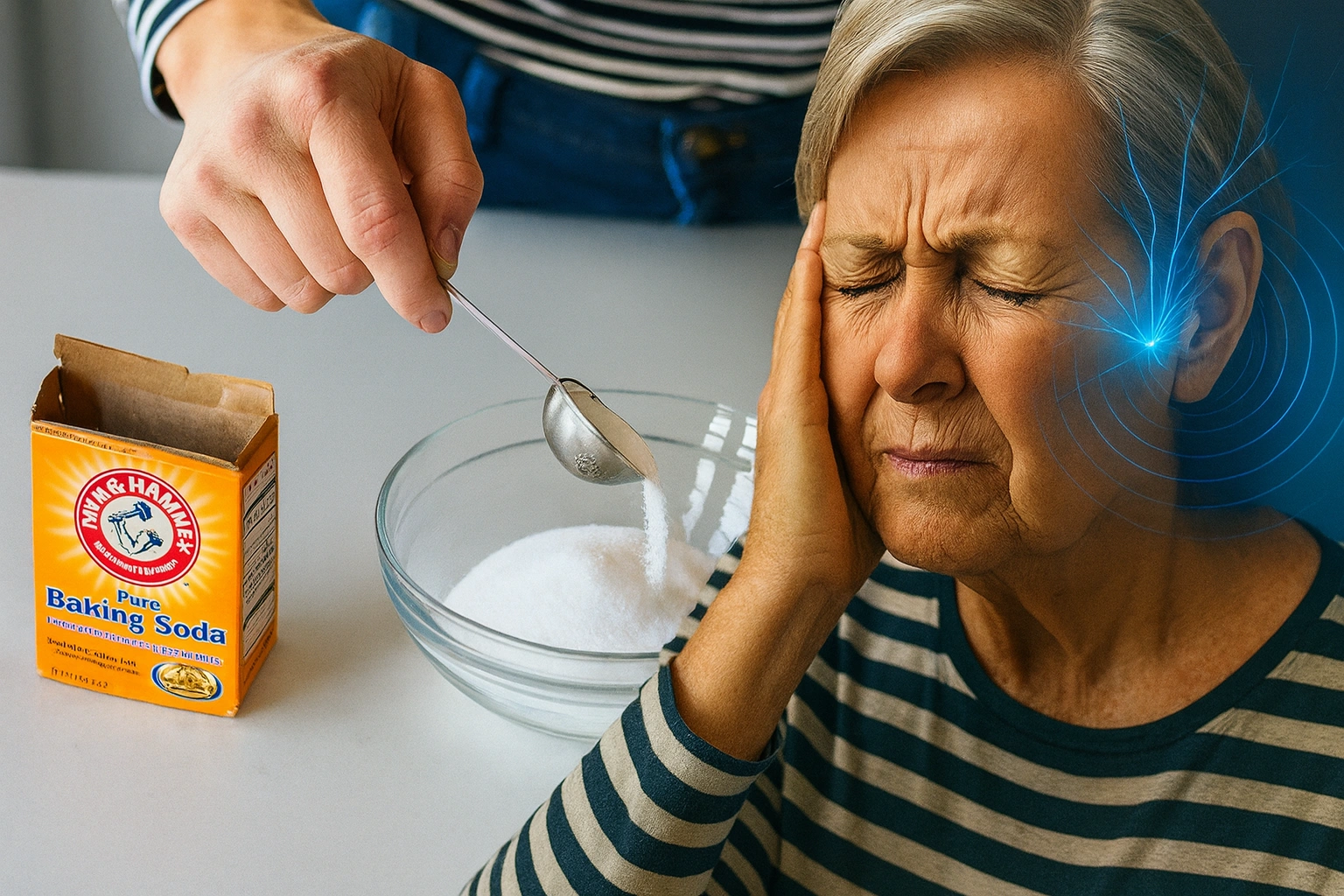 Dr. explaining the 3-step tinnitus relief method
