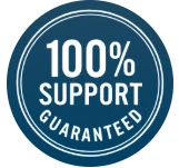 100% Support Guaranteed