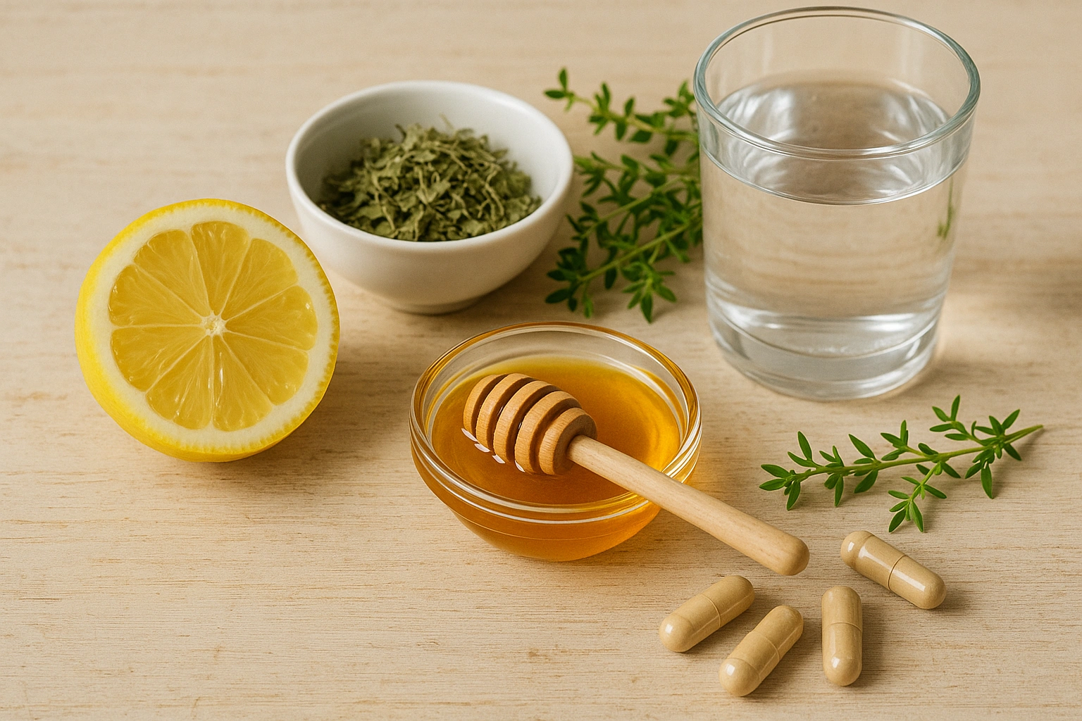 Bowl with fresh ingredients